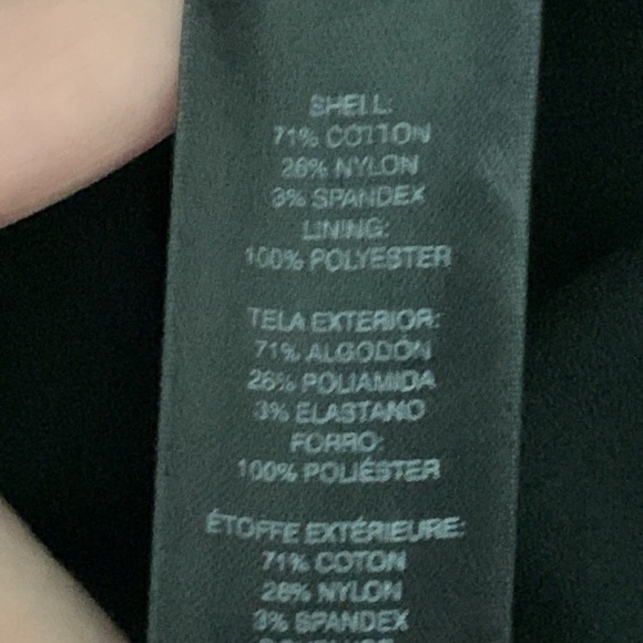 Women’s White House Black Market Faux Wrap Black Dress Size 8 EUC - Picture 8 of 8